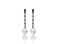 Orecchini Miluna Donna Miss Italia in Argento Perla PER2409